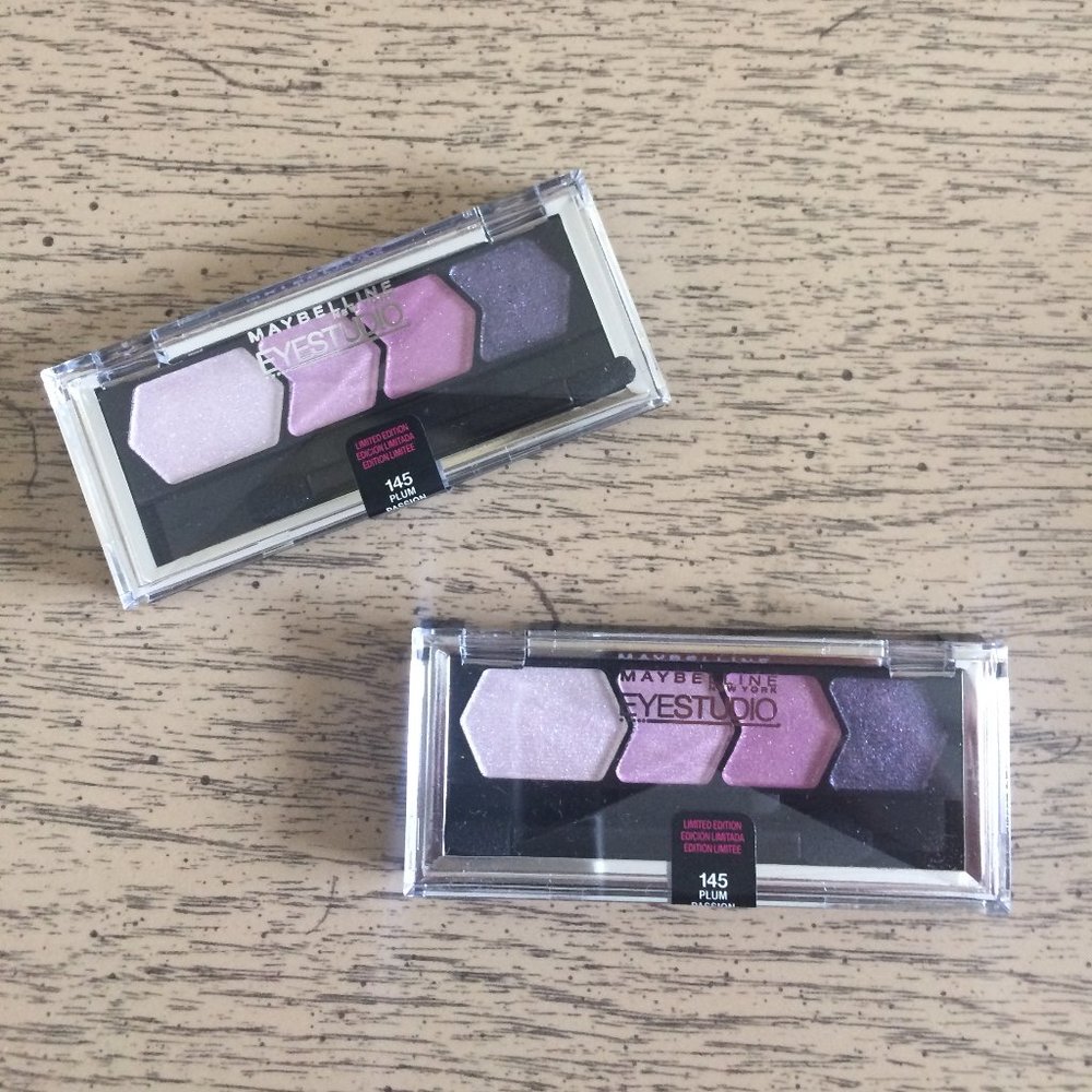 2 Maybelline Eyestudio Quad Eyeshadow Plum Passion